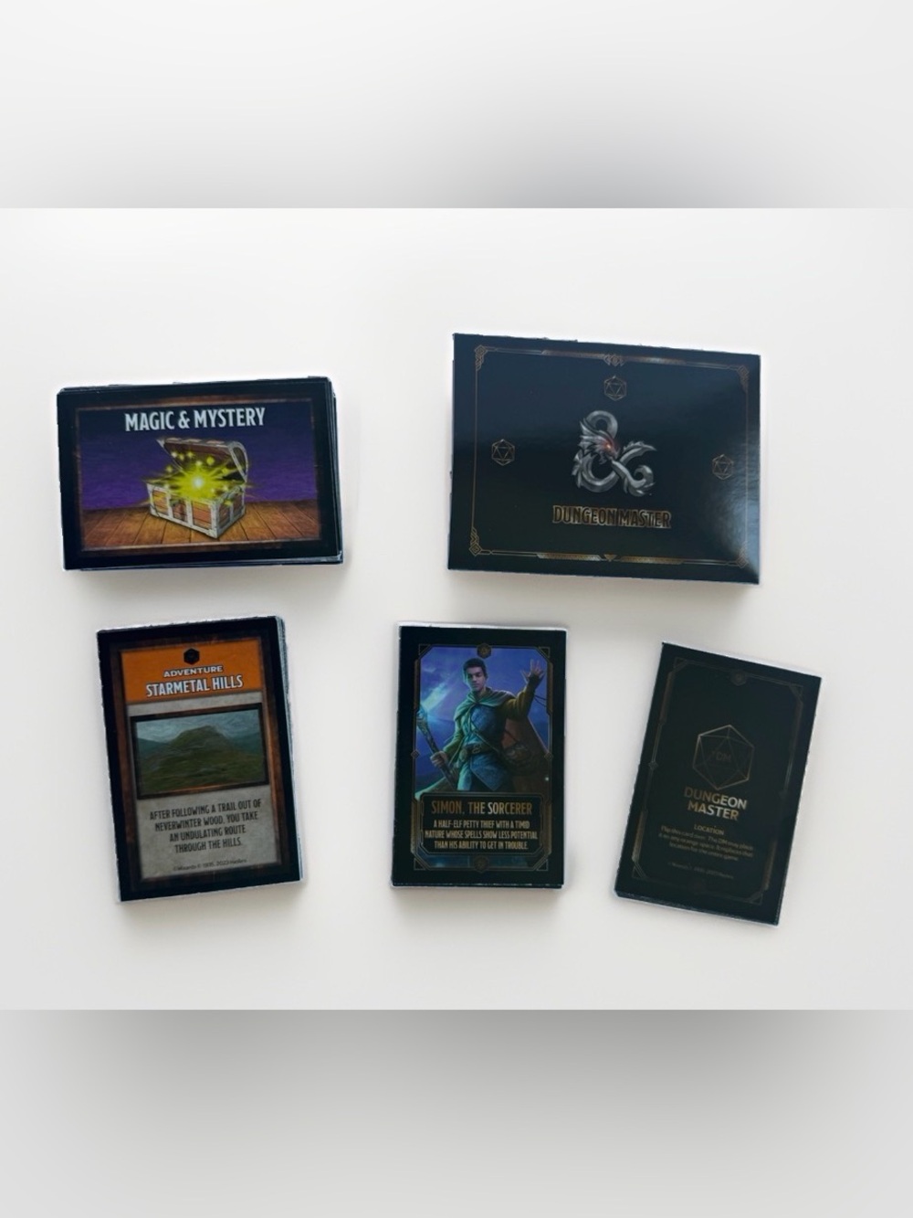 Monopoly Dungeons Dragons Honor Among Thieves Replacement Cards & Envelope READ